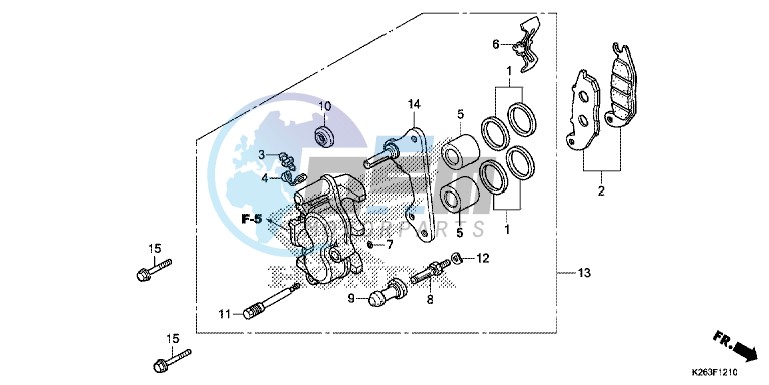 FRONT BRAKE CALIPER