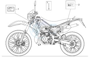 RX 50 racing 2003 drawing Plate set