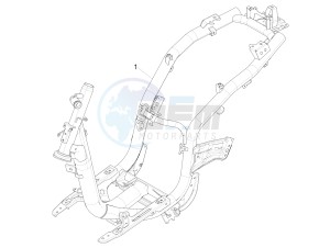 Liberty 150 iGet 4T 3V ie ABS (APAC) drawing Frame/bodywork