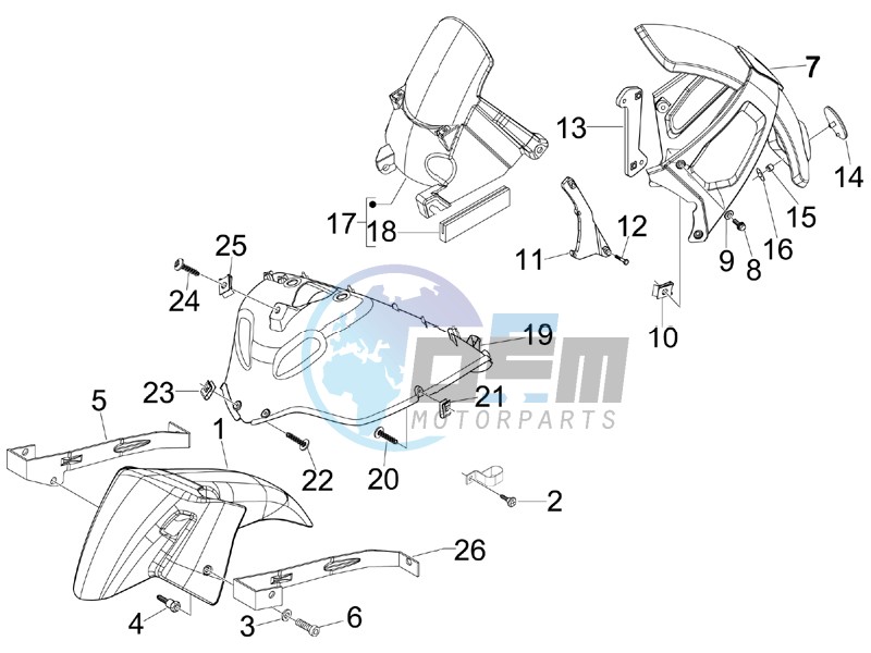 Wheel housing - Mudguard