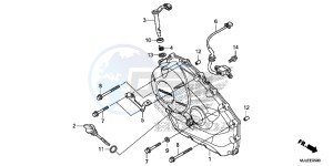 NC750SAF NC750S 4ED - (4ED) drawing RIGHT CRANKCASE COVER (NC750S/SA)