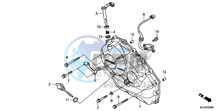 RIGHT CRANKCASE COVER (NC750S/SA)