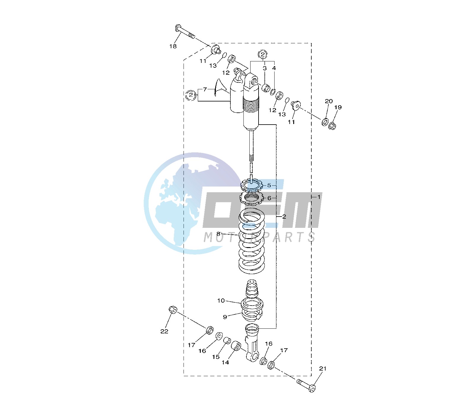 REAR SHOCK ABSORBER