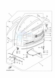 F300CETX drawing FAIRING-UPPER