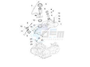 SPRINT 50 4T 3V E4-2020 (NAFTA) drawing Fuel tank