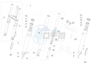 V9 Roamer 850 (APAC) drawing Voorvork Kaifa