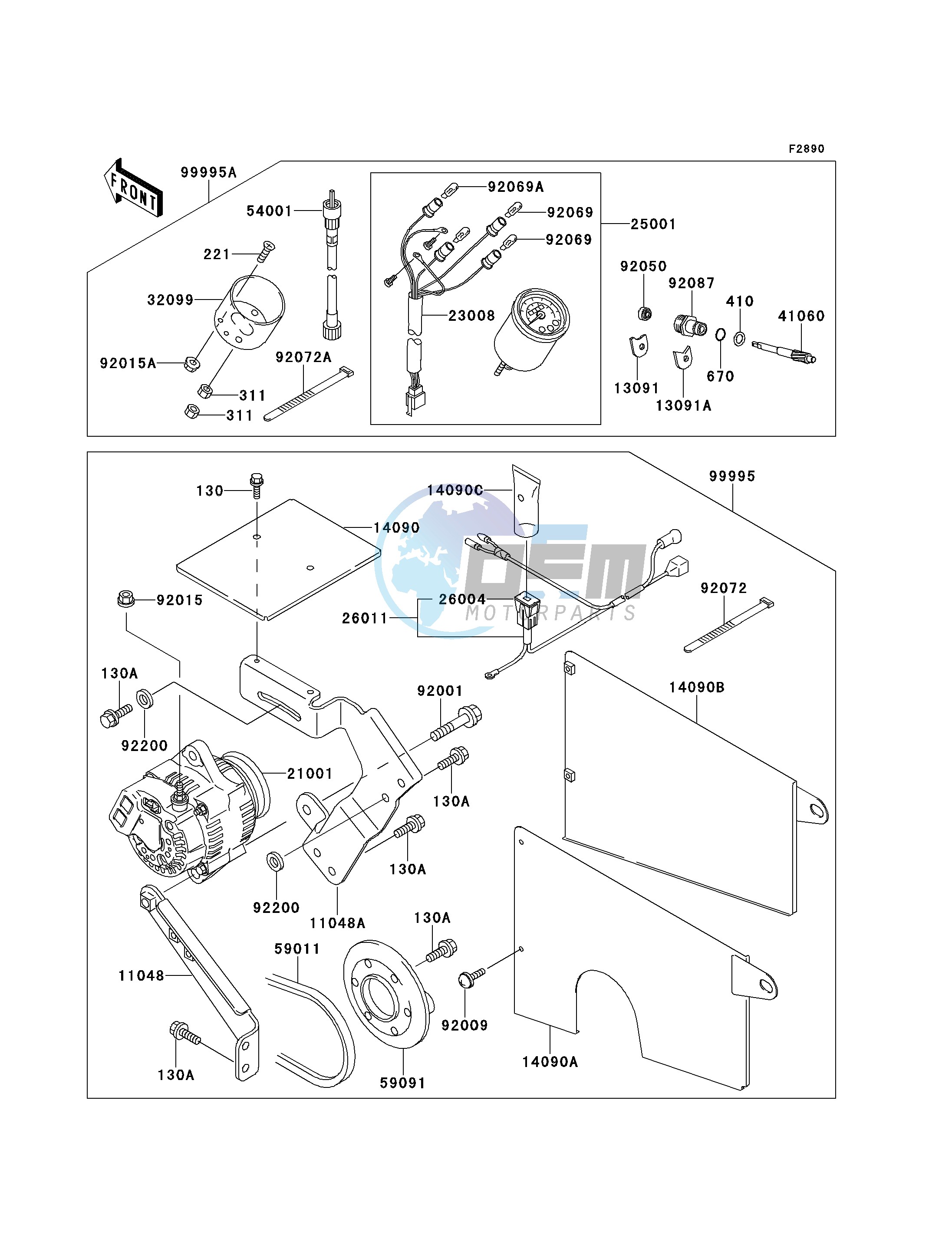 OPTIONAL PARTS-- GENERATOR&METER- -