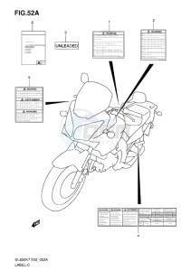 DL650 ABS V-STROM EU-UK drawing LABEL