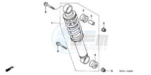 TRX90XD TRX90 Europe Direct - (ED) drawing REAR CUSHION