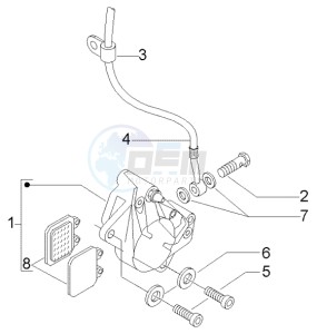 Liberty 50 4t RST ptt (E) Spain drawing Brake caliper