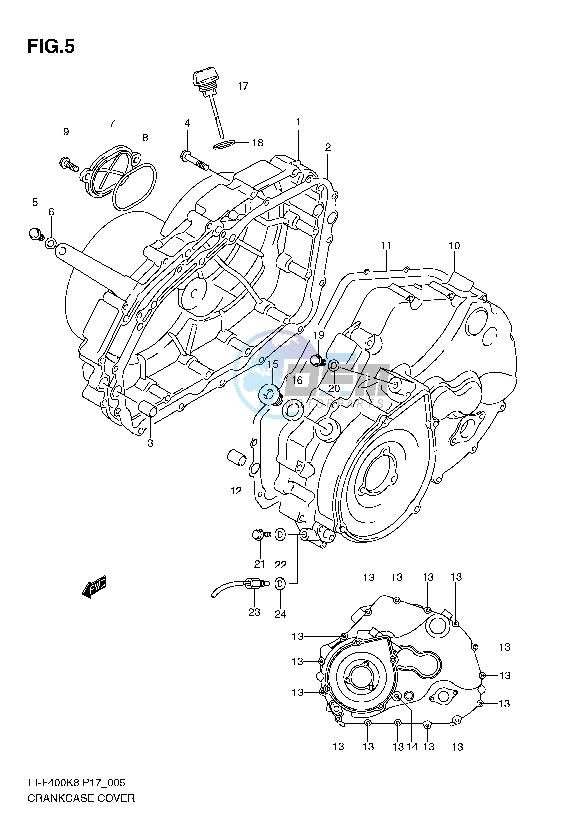 CRANKCASE COVER