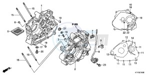 CBR125RSD CBR125RS UK - (E) drawing CRANKCASE