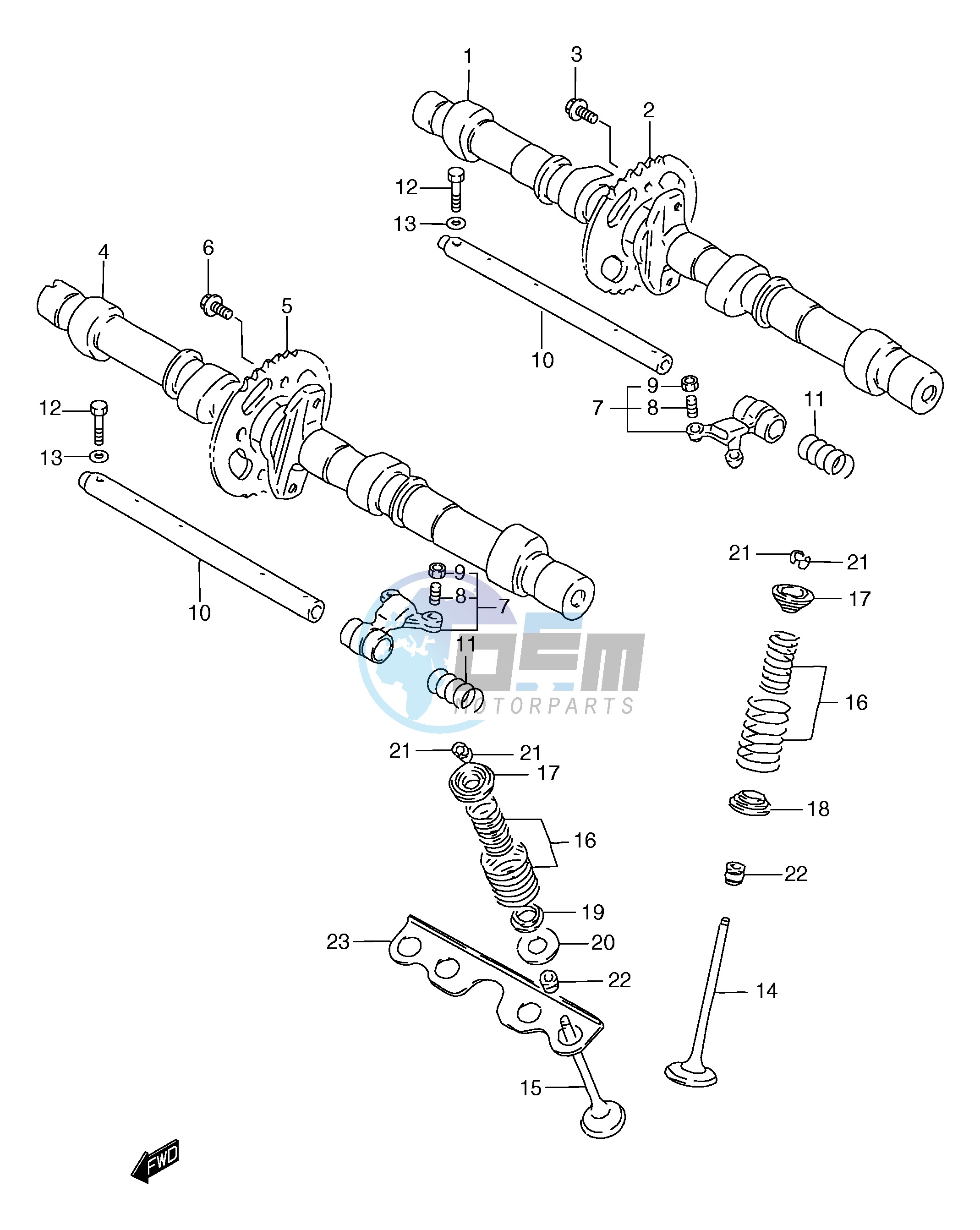 CAM SHAFT   VALVE