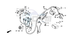 SH100 SCOOPY drawing WIRE HARNESS