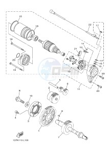 XV1900A MIDNIGHT STAR (1CR3) drawing STARTER