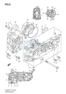 UH200G BURGMAN EU drawing CRANKCASE