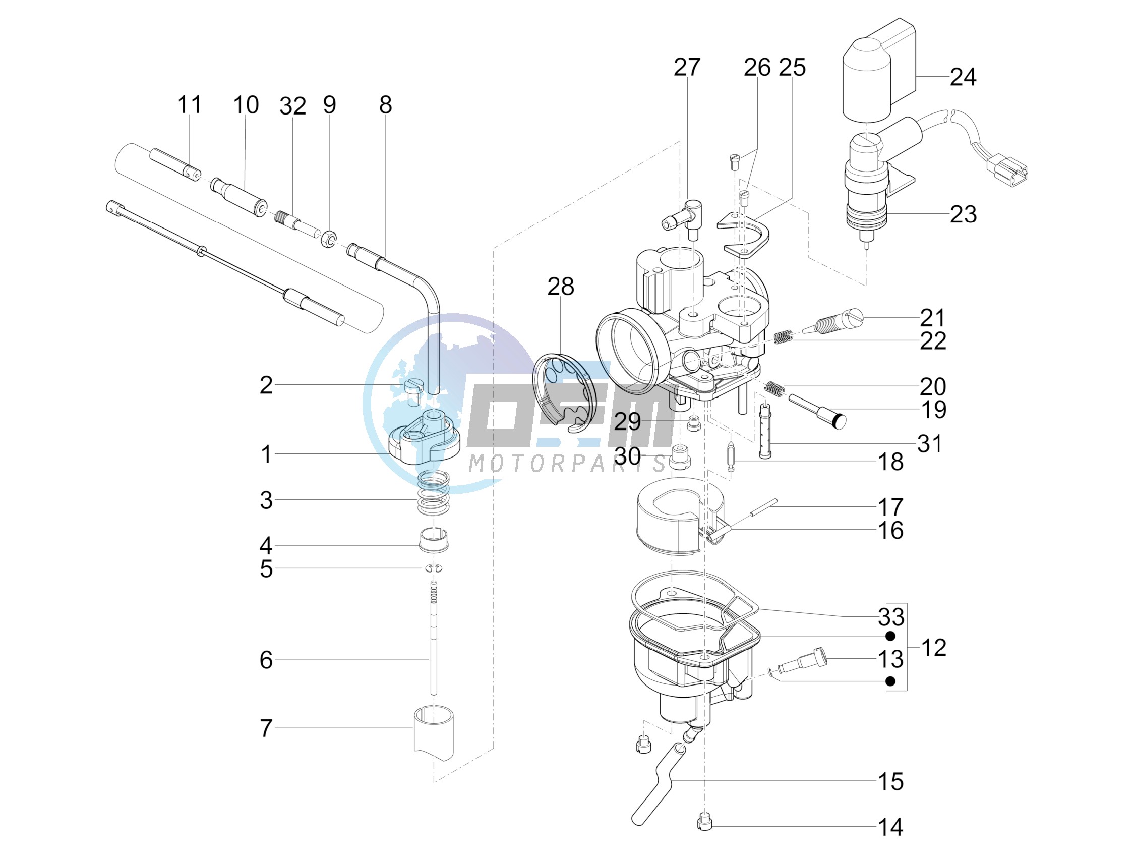 Carburetors components