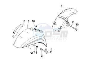 LX 150 4T ie Touring drawing Wheel housing - Mudguard