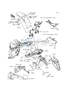 Z800 ZR800AEF FR GB XX (EU ME A(FRICA) drawing Fenders