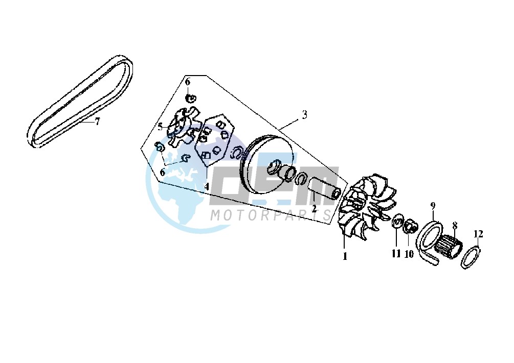 DRIVING PULLEY