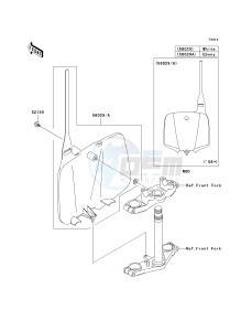 KLX 110 A (KLX110 MONSTER ENERGY) (A6F-A9FA) A9F drawing ACCESSORY