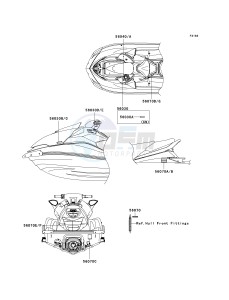 JT 1500 B [ULTRA 250X] (B7F-B8F) B8F drawing LABELS