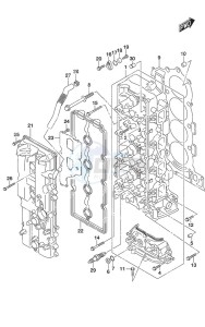 DF 175AP drawing Cylinder Head