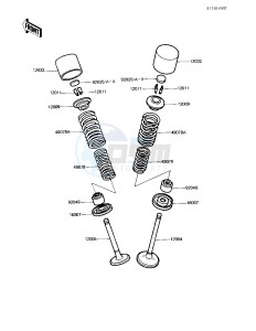 KZ 650 H [CSR] (H3) [CSR] drawing VALVES -- 83 H3- -