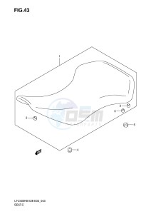 LT-Z400 (E28-E33) drawing SEAT