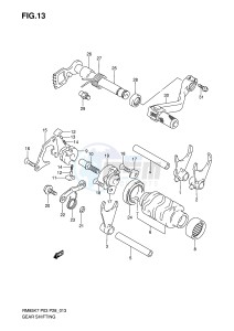 RM85 (P3-P28) drawing GEAR SHIFTING