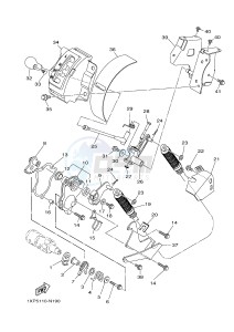 YXM700E YXM700PF VIKING EPS (1XPR) drawing SHIFT SHAFT