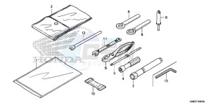 TRX680FAF TRX680 Europe Direct - (ED) drawing TOOL