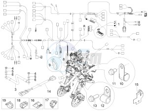 MP3 125 yourban erl drawing Main cable harness