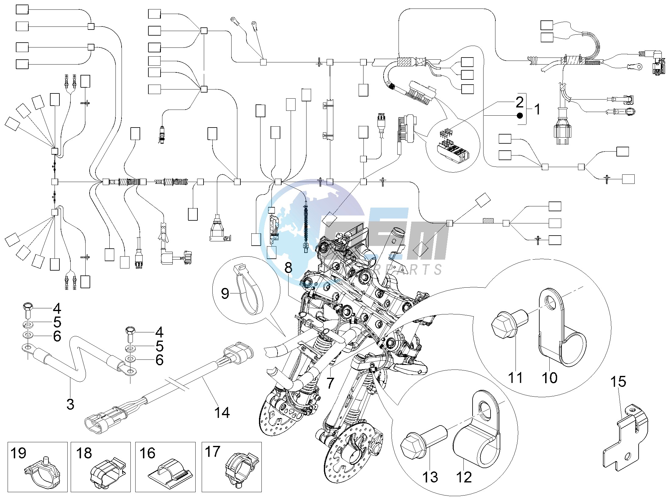 Main cable harness