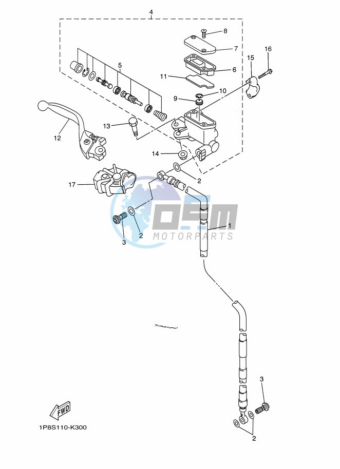 FRONT MASTER CYLINDER