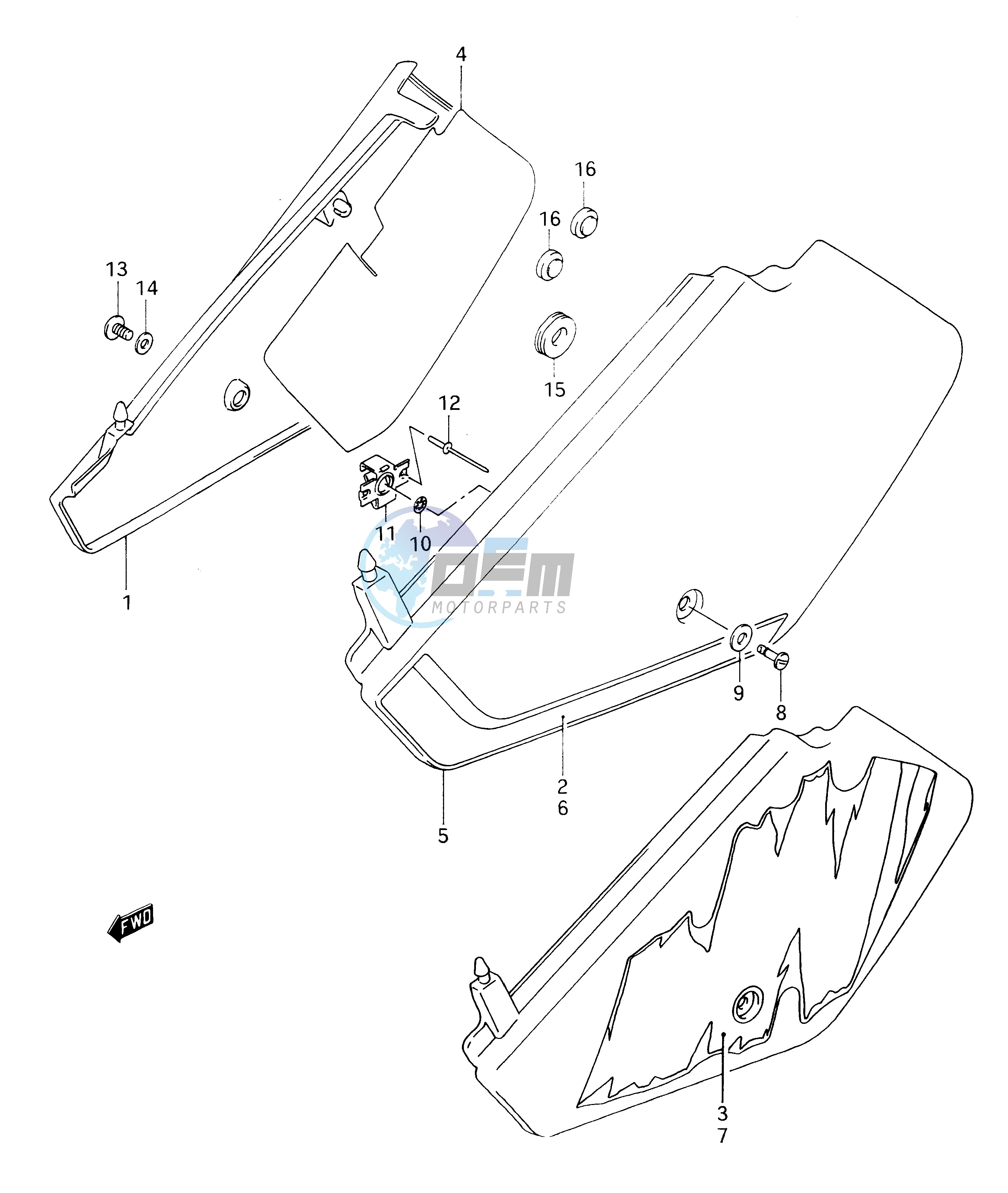 FRAME COVER (MODEL L M)