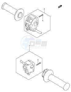 DR-Z250 (E24) drawing HANDLE SWITCH