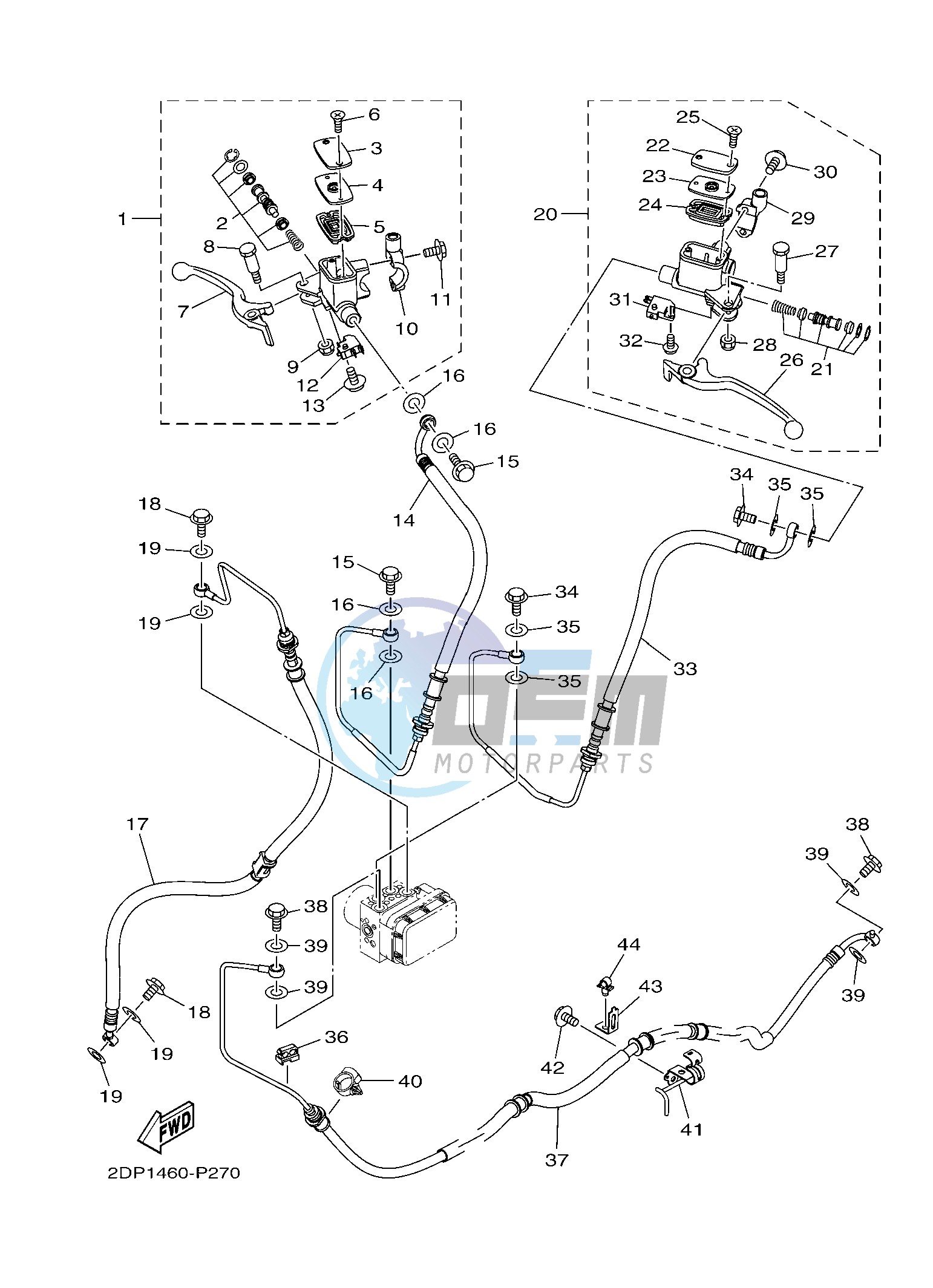 FRONT MASTER CYLINDER