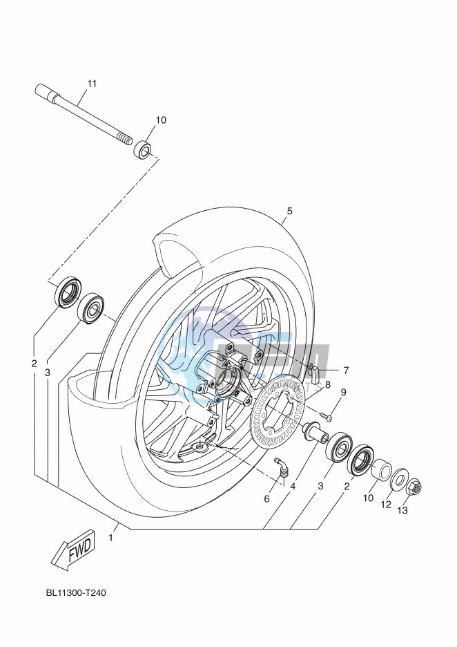 FRONT WHEEL