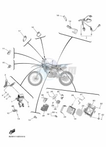 YZ450F (B2WH) drawing ELECTRICAL 2