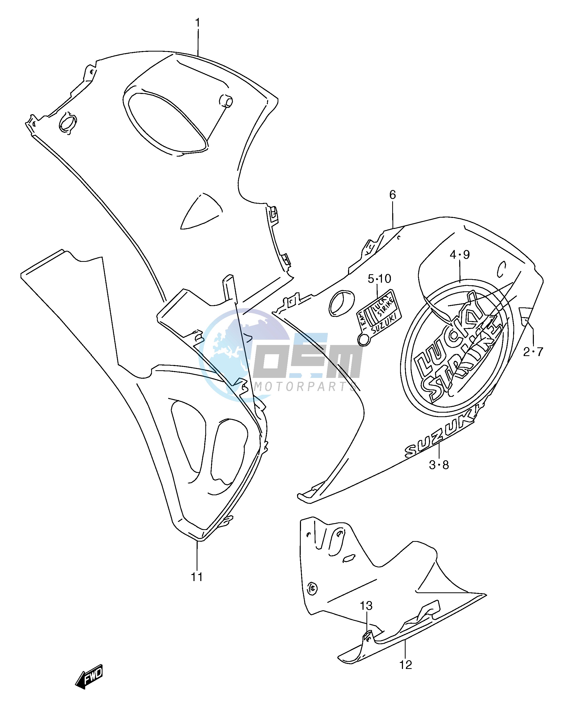 UNDER COWLING BODY (FOR G11)