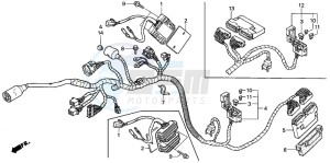 CBR600FS drawing WIRE HARNESS (2)