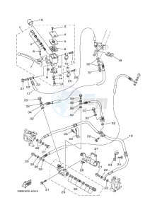 YFM250R RAPTOR 250 (33B7) drawing FRONT MASTER CYLINDER