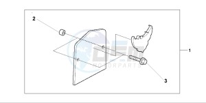 VT750DCB SHADOW SPIRIT drawing BACKPANEL&MARK