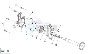 RXV-SXV 450-550 Pikes Peak drawing Water pump