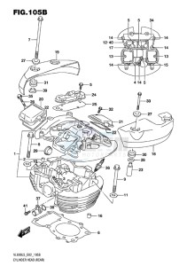 VL800 INTRUDER EU drawing CYLINDER HEAD (REAR)