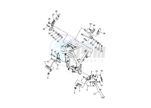 XT X 660 drawing STAND- FOOTREST