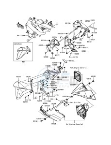 Z800 ZR800EGF UF (UK FA) XX (EU ME A(FRICA) drawing Cowling Lowers