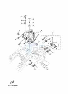 MT-07 MTN690-A (B4CS) drawing TAILLIGHT