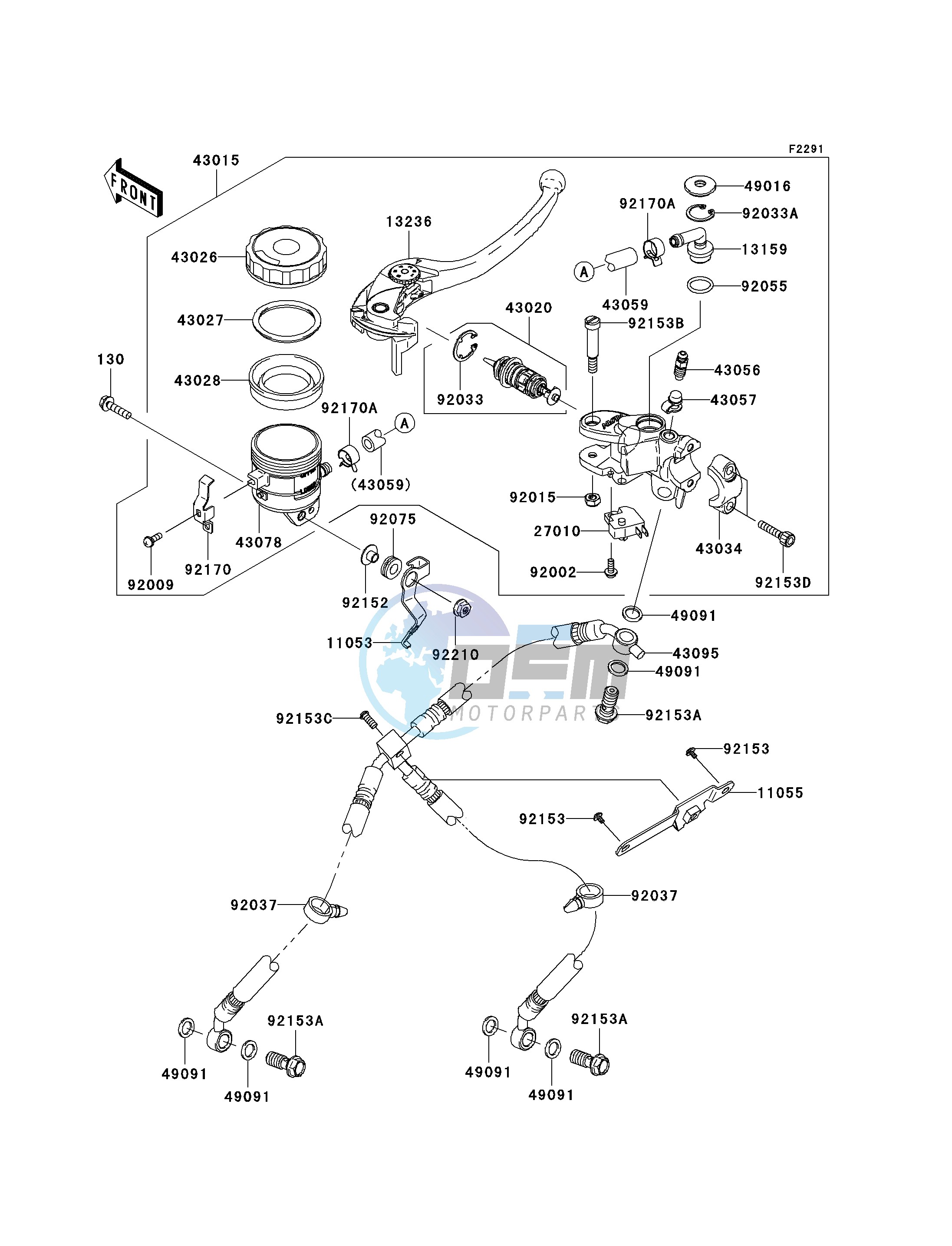 FRONT MASTER CYLINDER